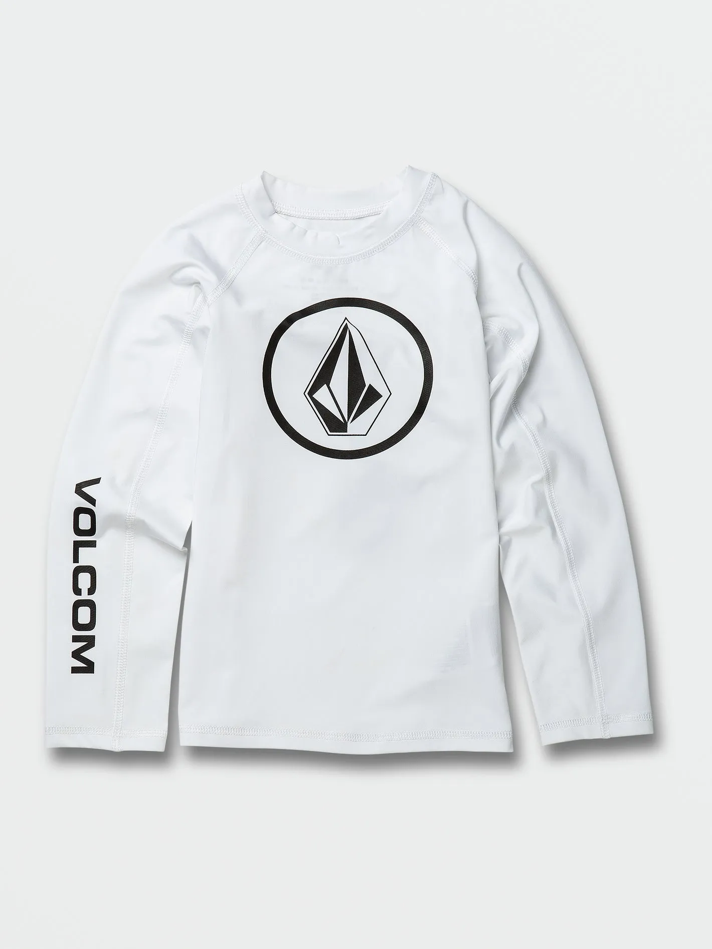 Little Boys Lido Solid Long Sleeve Rashguard - White