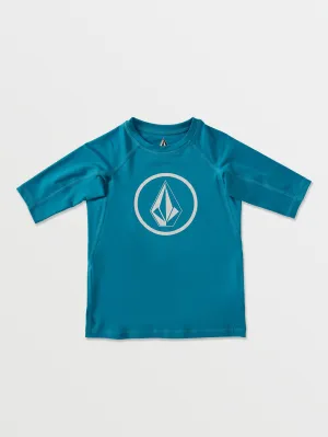 Little Boys Lido Solid Short Sleeve Rashguard - Barrier Reef