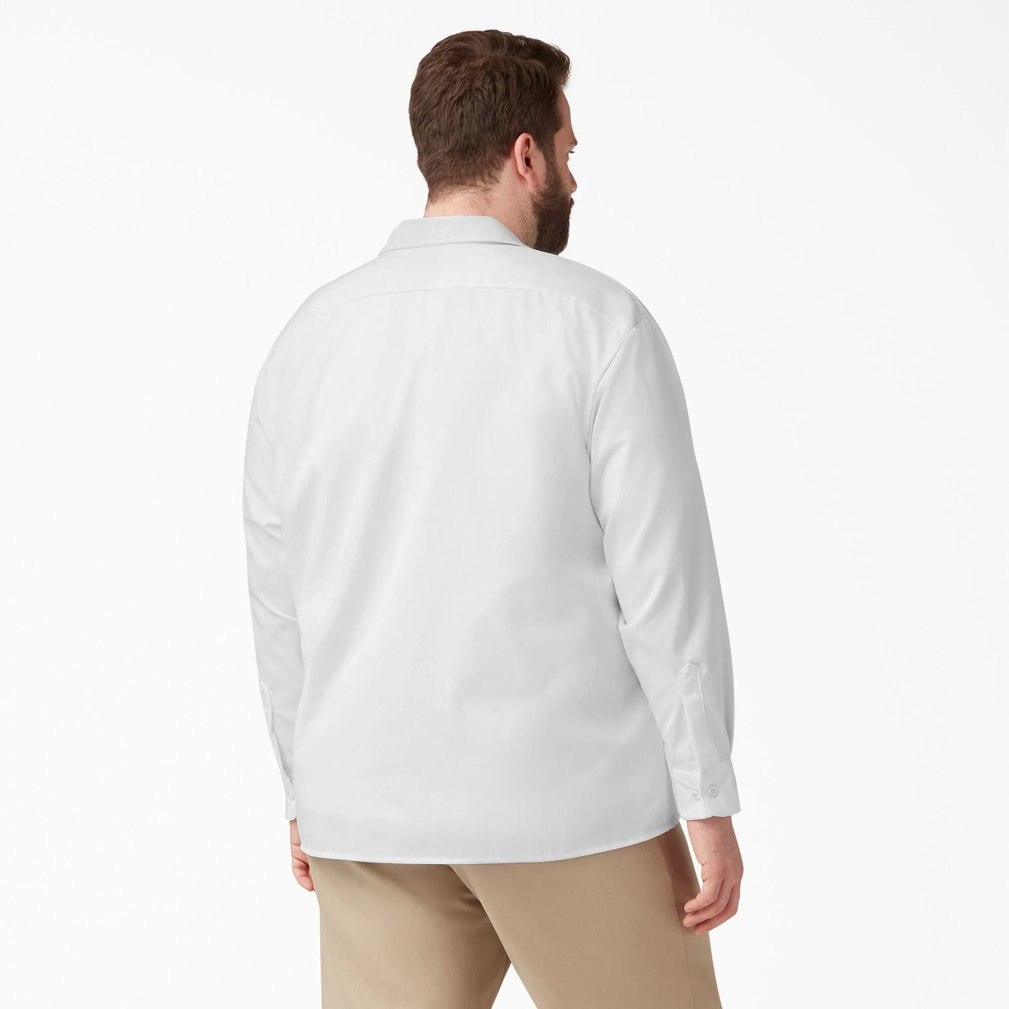Long Sleeve Work Shirt, White