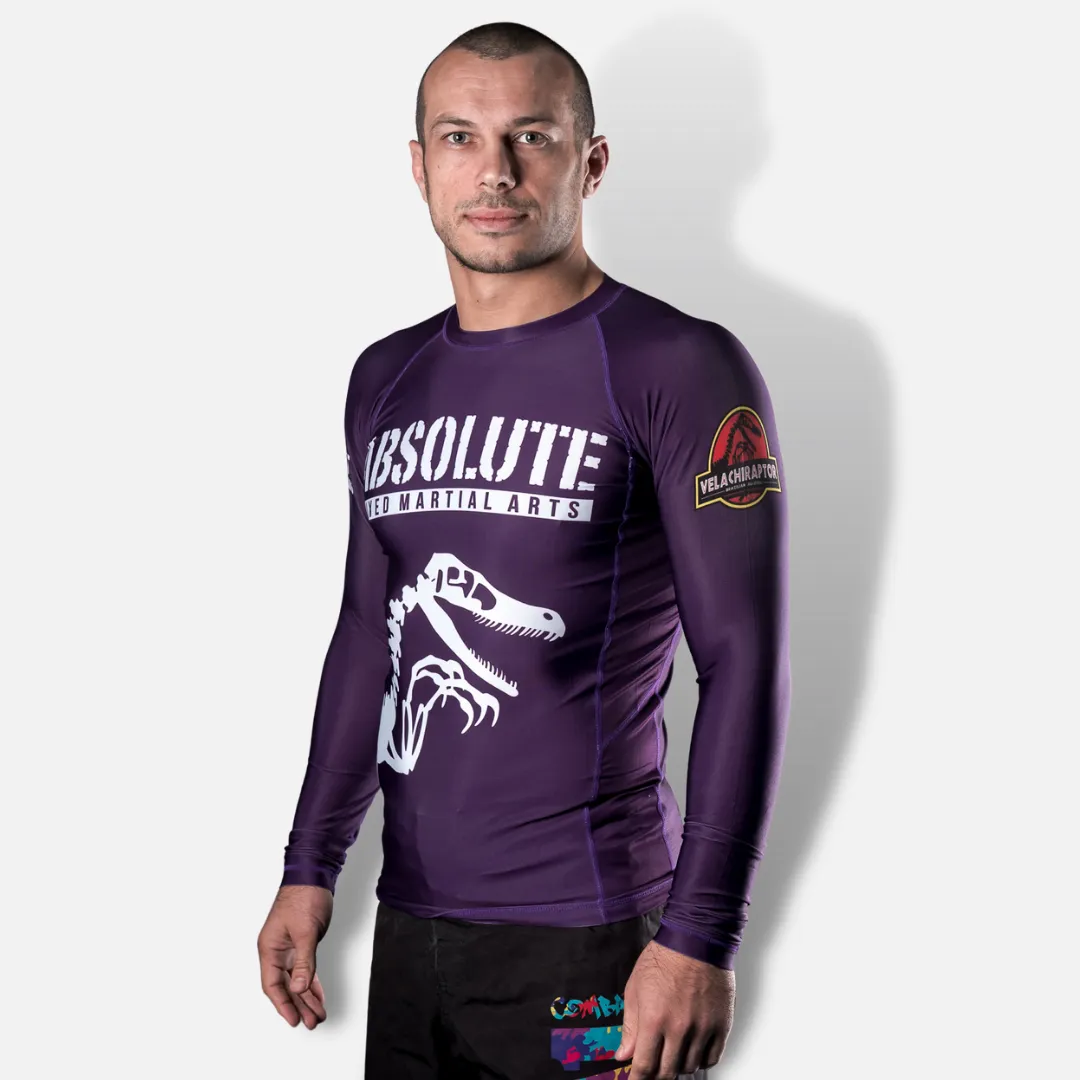 MA1 Raptor Long Sleeve Rash Guard - Purple
