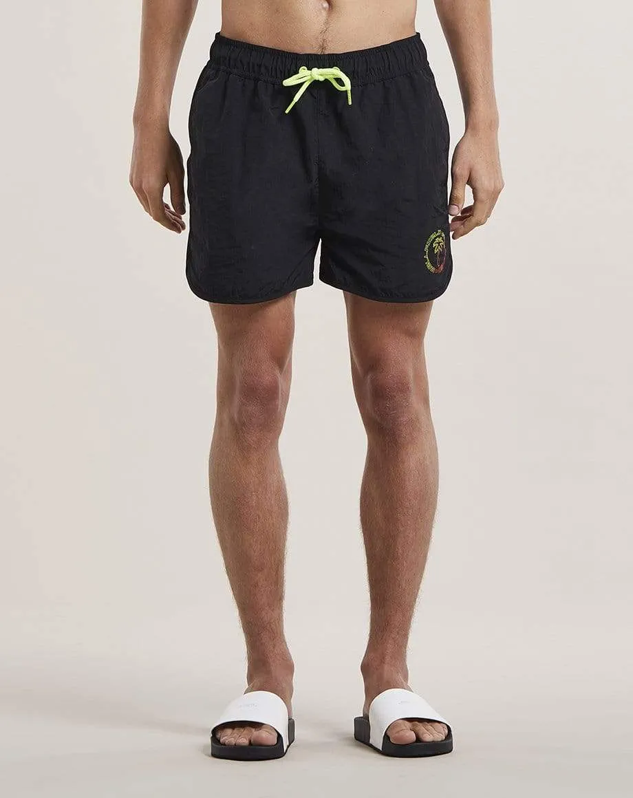 Malta Mens Swim Shorts | Black