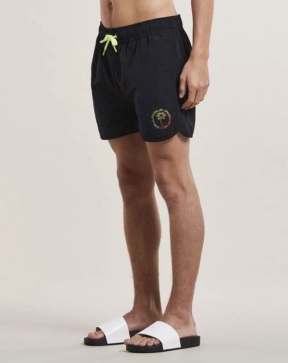 Malta Mens Swim Shorts | Black