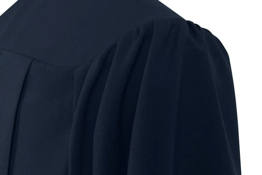 Matte Navy Blue Bachelors Cap & Gown - College & University