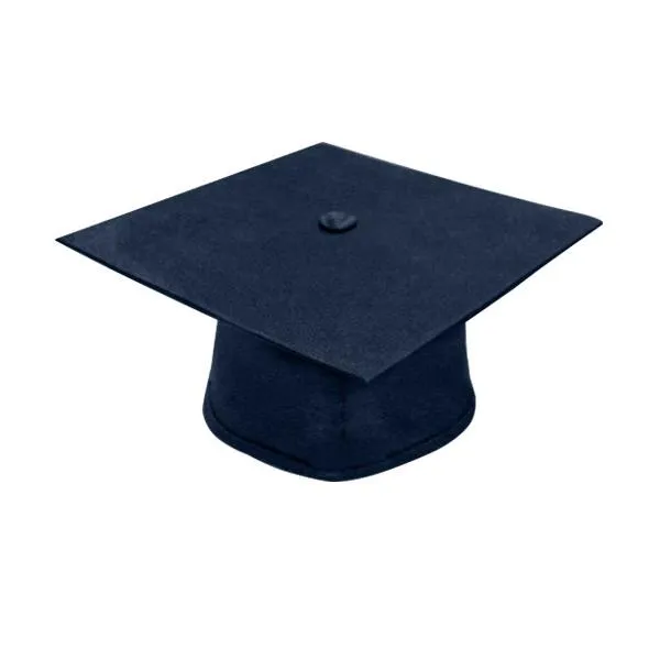 Matte Navy Blue Bachelors Cap & Gown - College & University