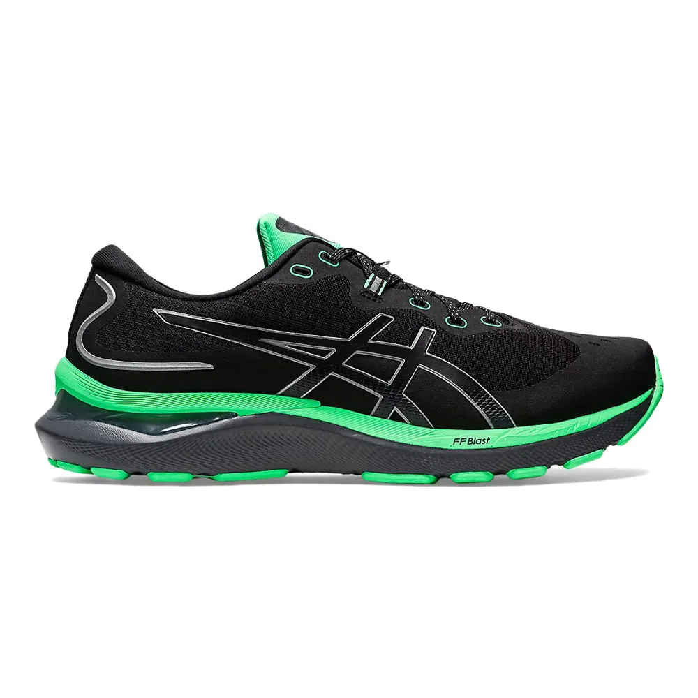 Men's Asics GEL-Cumulus 24 Lite-Show, Black/New Leaf, 11.5 D Medium