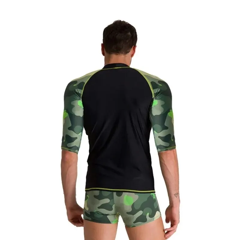 MEN'S SHORT SLEEVE ALLOVER RASH VEST