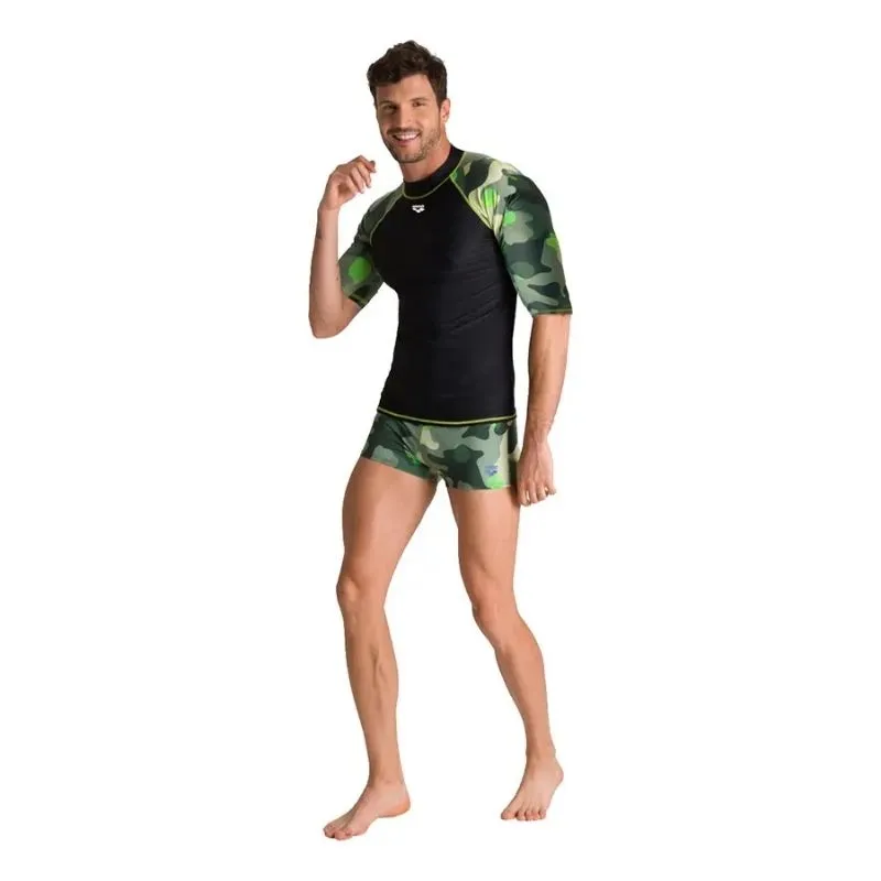 MEN'S SHORT SLEEVE ALLOVER RASH VEST