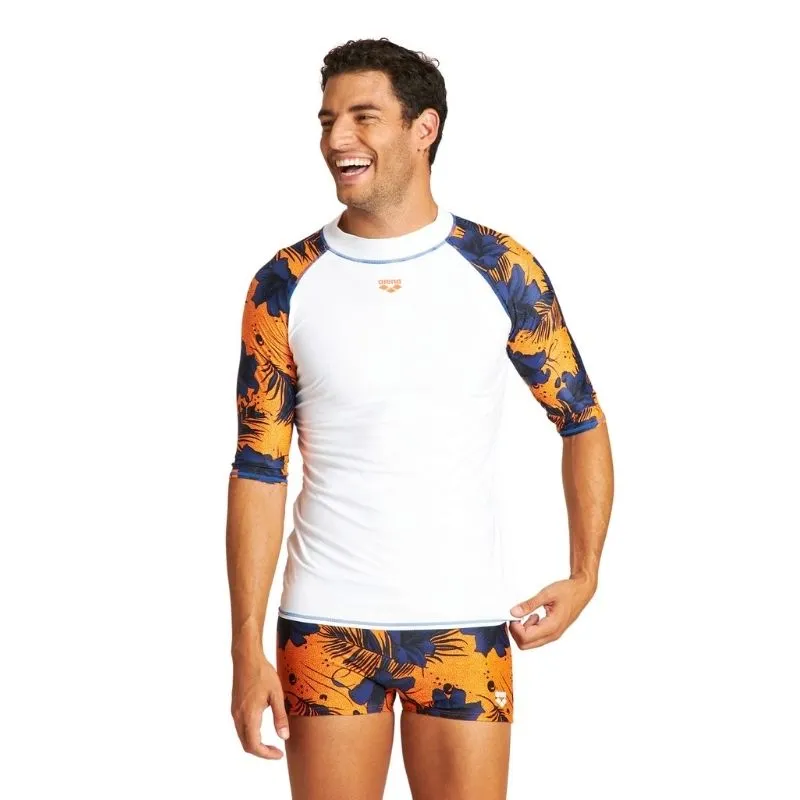 MEN'S SHORT SLEEVE ALLOVER RASH VEST