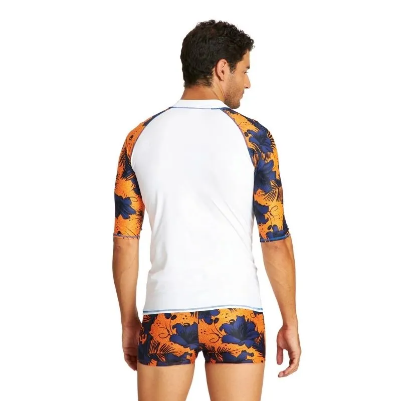 MEN'S SHORT SLEEVE ALLOVER RASH VEST