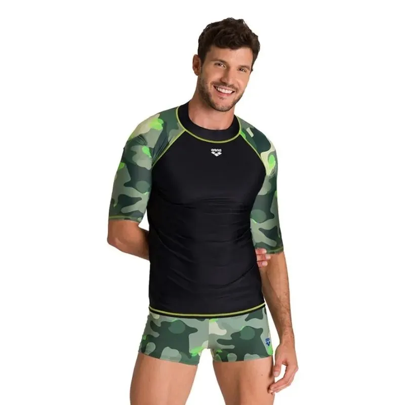 MEN'S SHORT SLEEVE ALLOVER RASH VEST