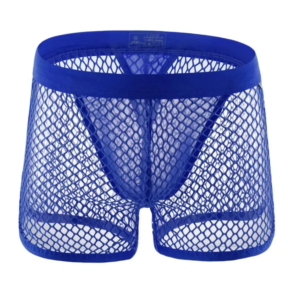 Mesh Mini Shorts with Thong