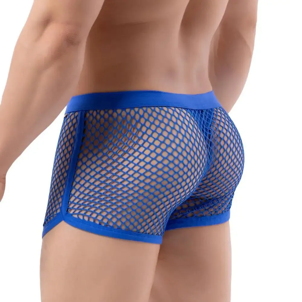 Mesh Mini Shorts with Thong