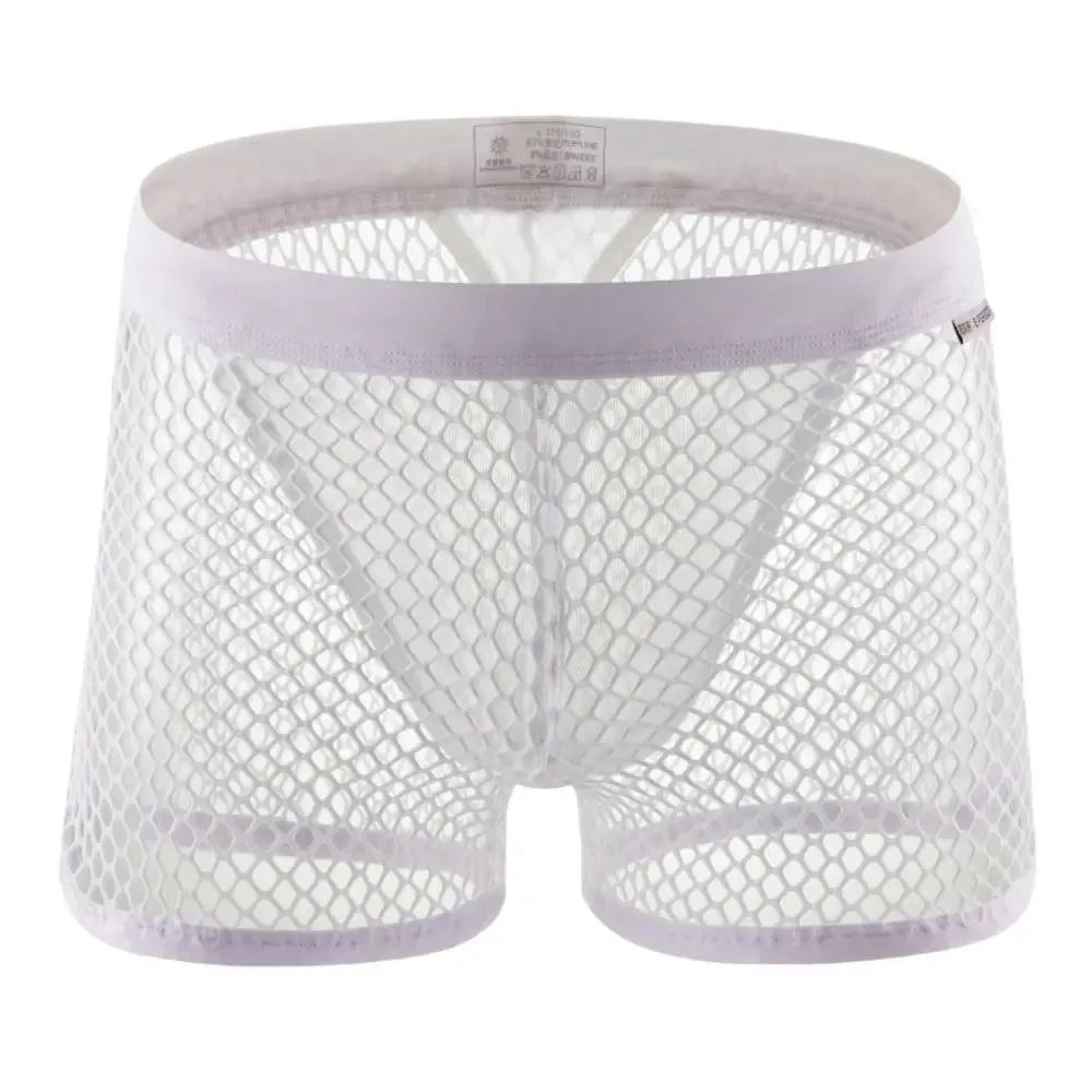 Mesh Mini Shorts with Thong