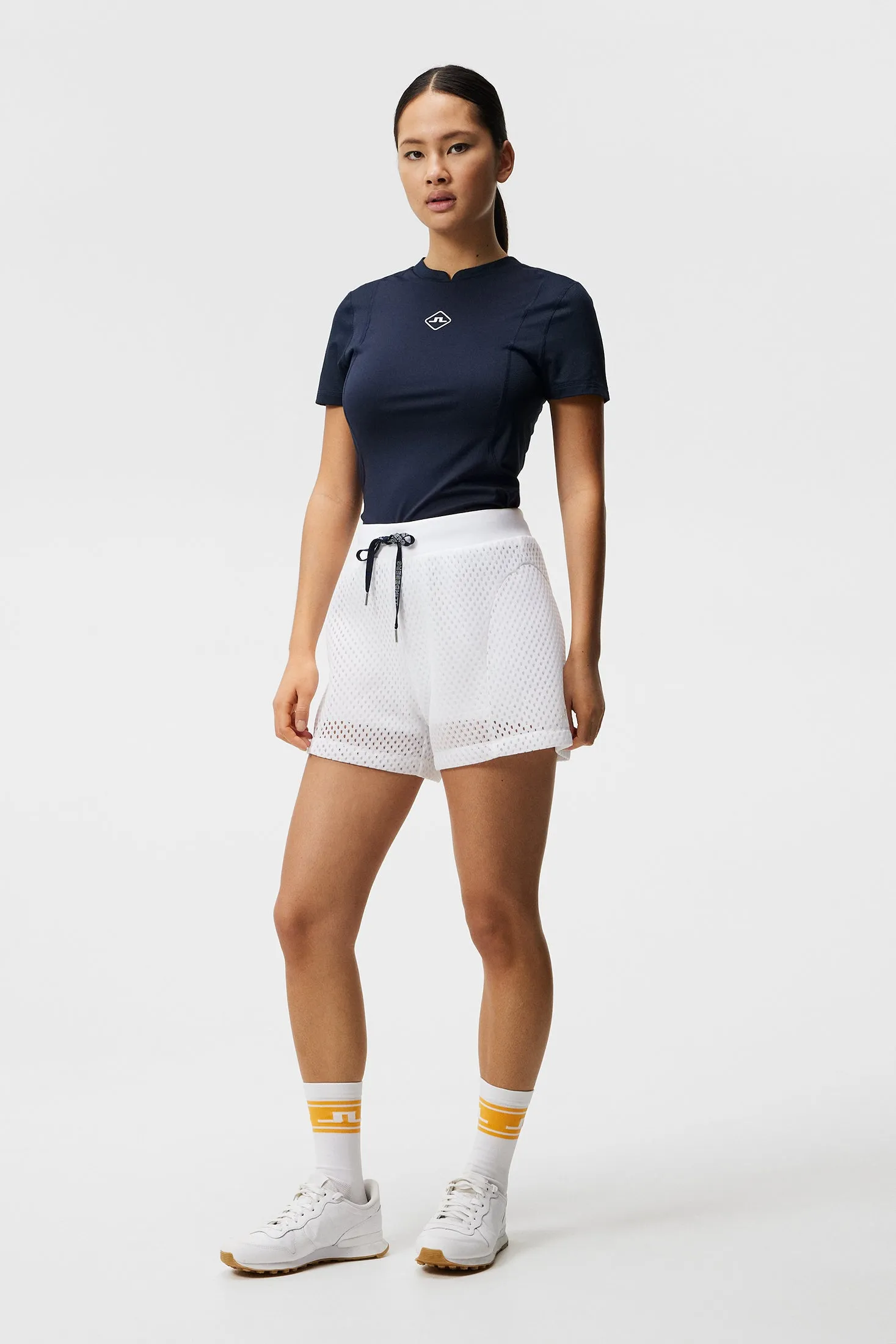 Misha Mesh Shorts / White