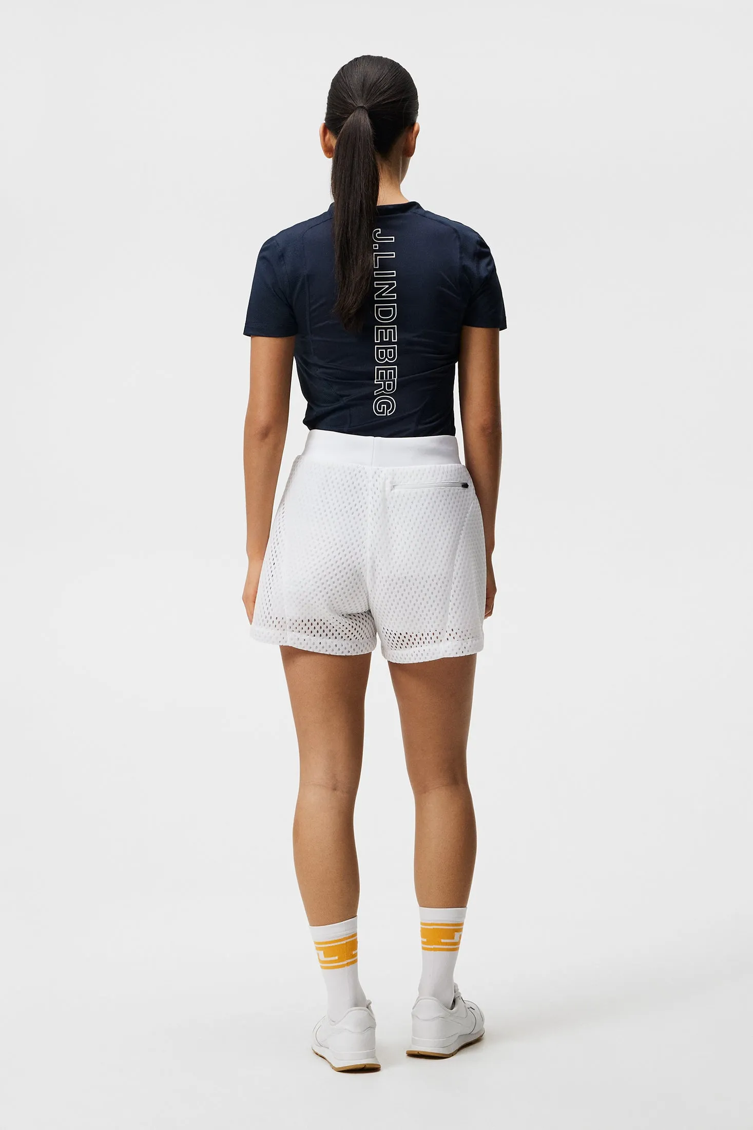 Misha Mesh Shorts / White