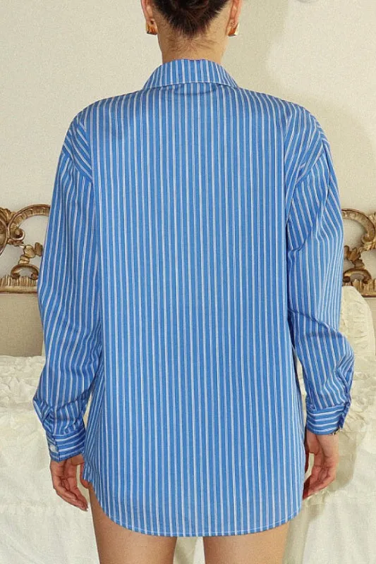 mitchel blouse - blue