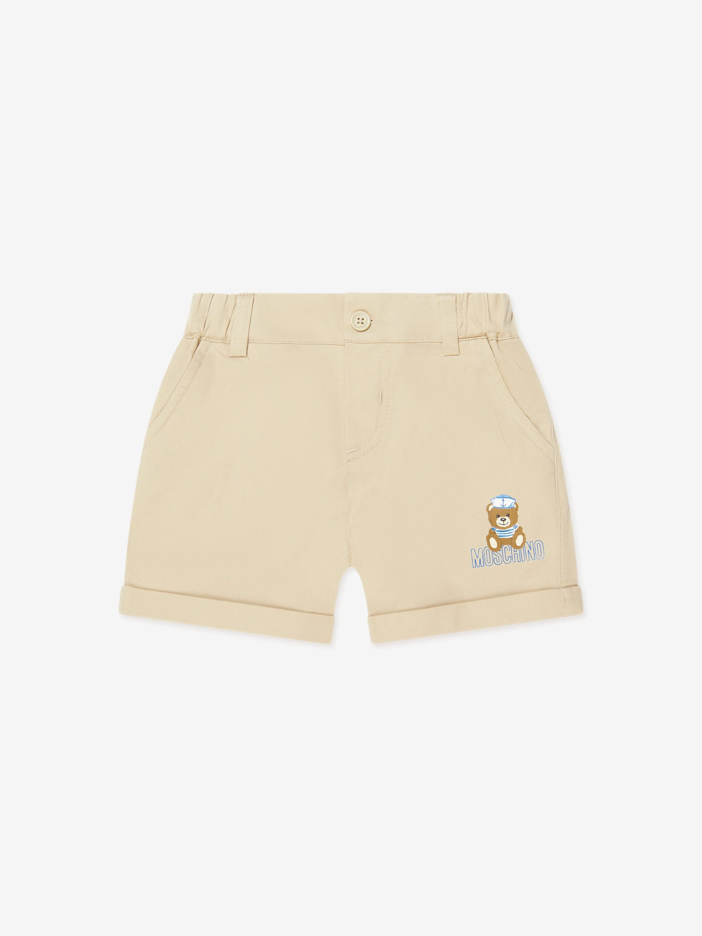Moschino Baby Boys Polo Shirt And Shorts Set in Navy