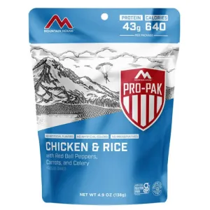Mountain House  MILITARY Pro-Pak CHICKEN & RICE (1 Serving)