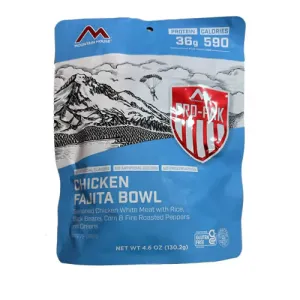 Mountain House  MILITARY Pro-Pak CHICKEN FAJITA BOWL (1-serving)