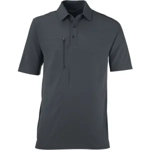 North End Men's Graphite Excursion Crosscheck Performance Woven Polo