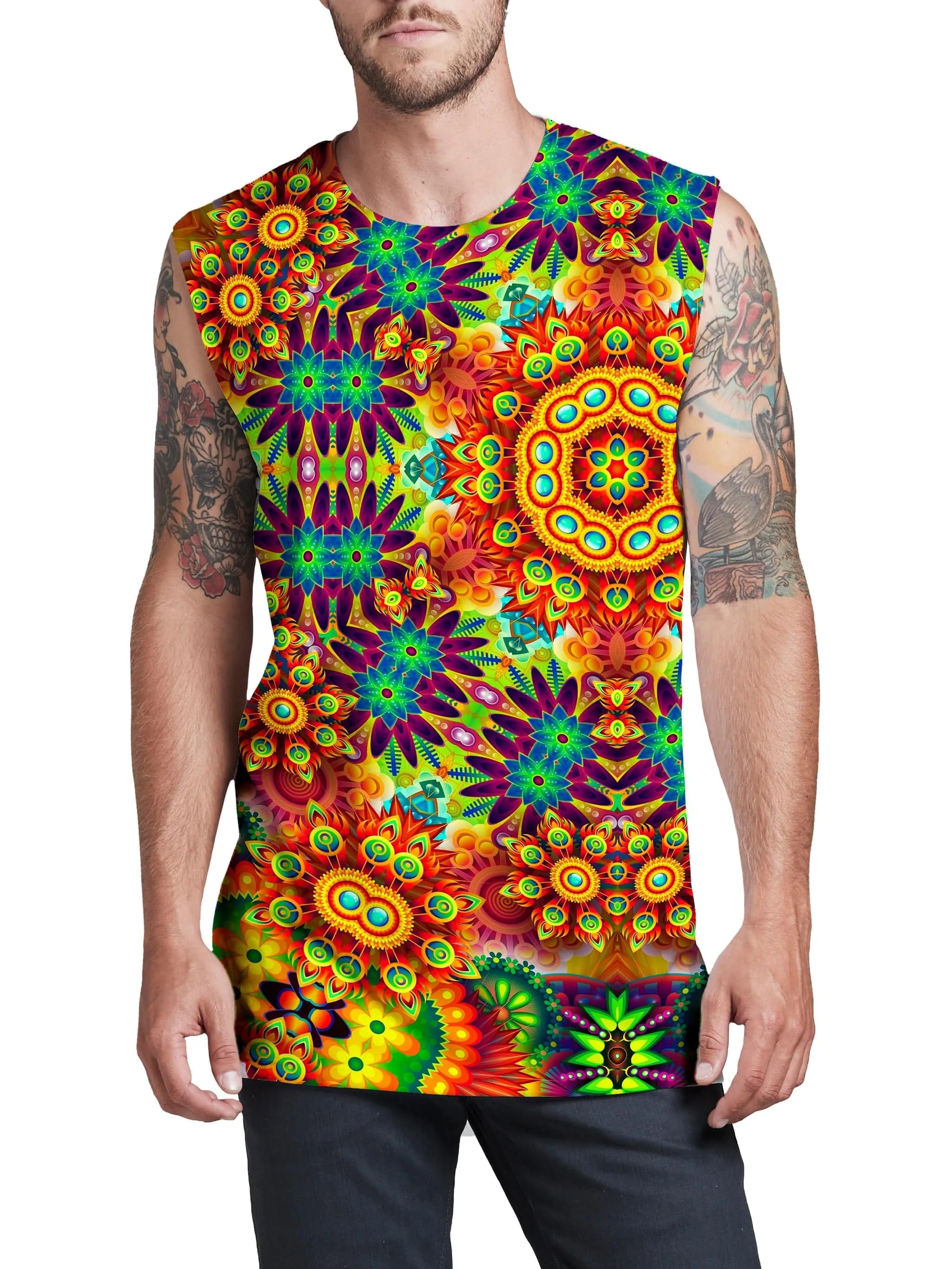 Ornate Color Journey Men's Muscle Tank