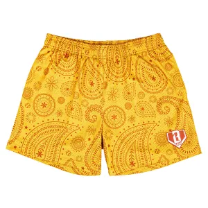 Paisley Shorts - Orange