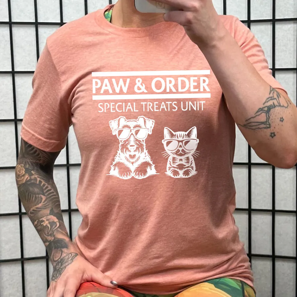 Paw & Order Shirt Unisex