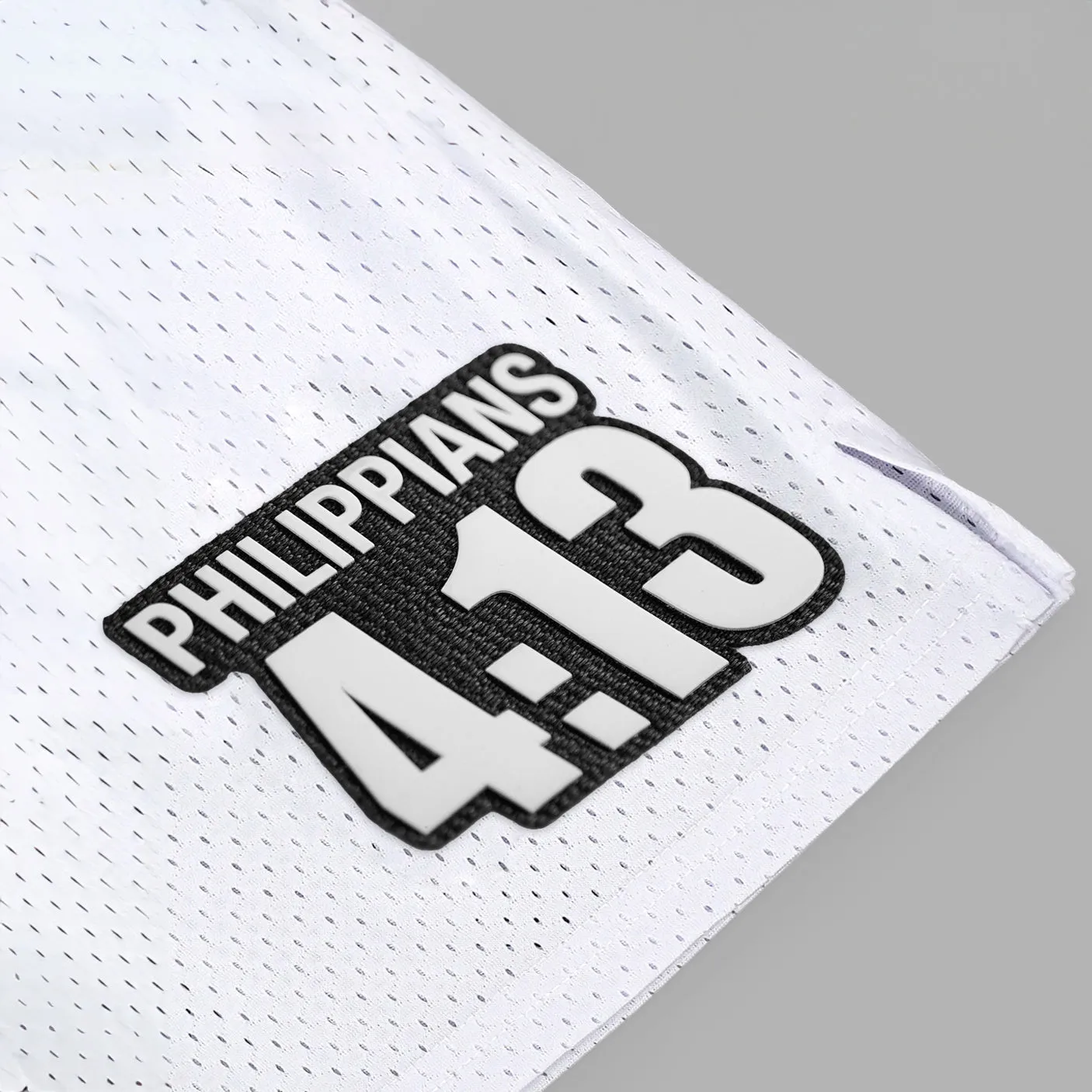 Philippians 4:13 Patch Shorts - 7"