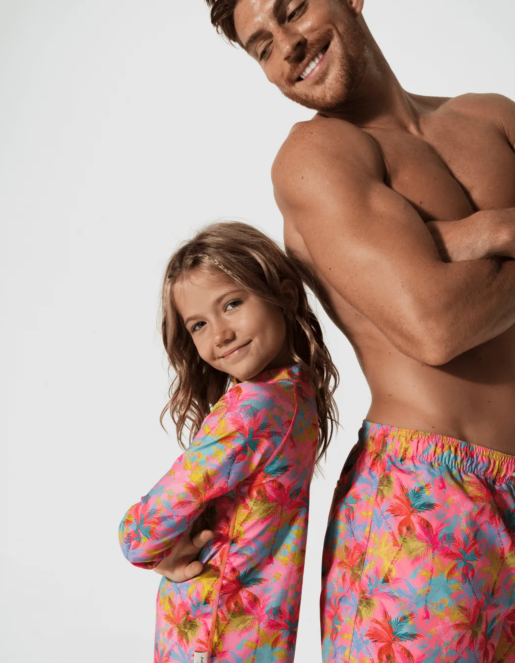 Pink Palm Rash Guard