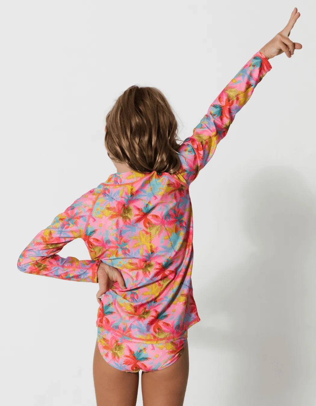 Pink Palm Rash Guard