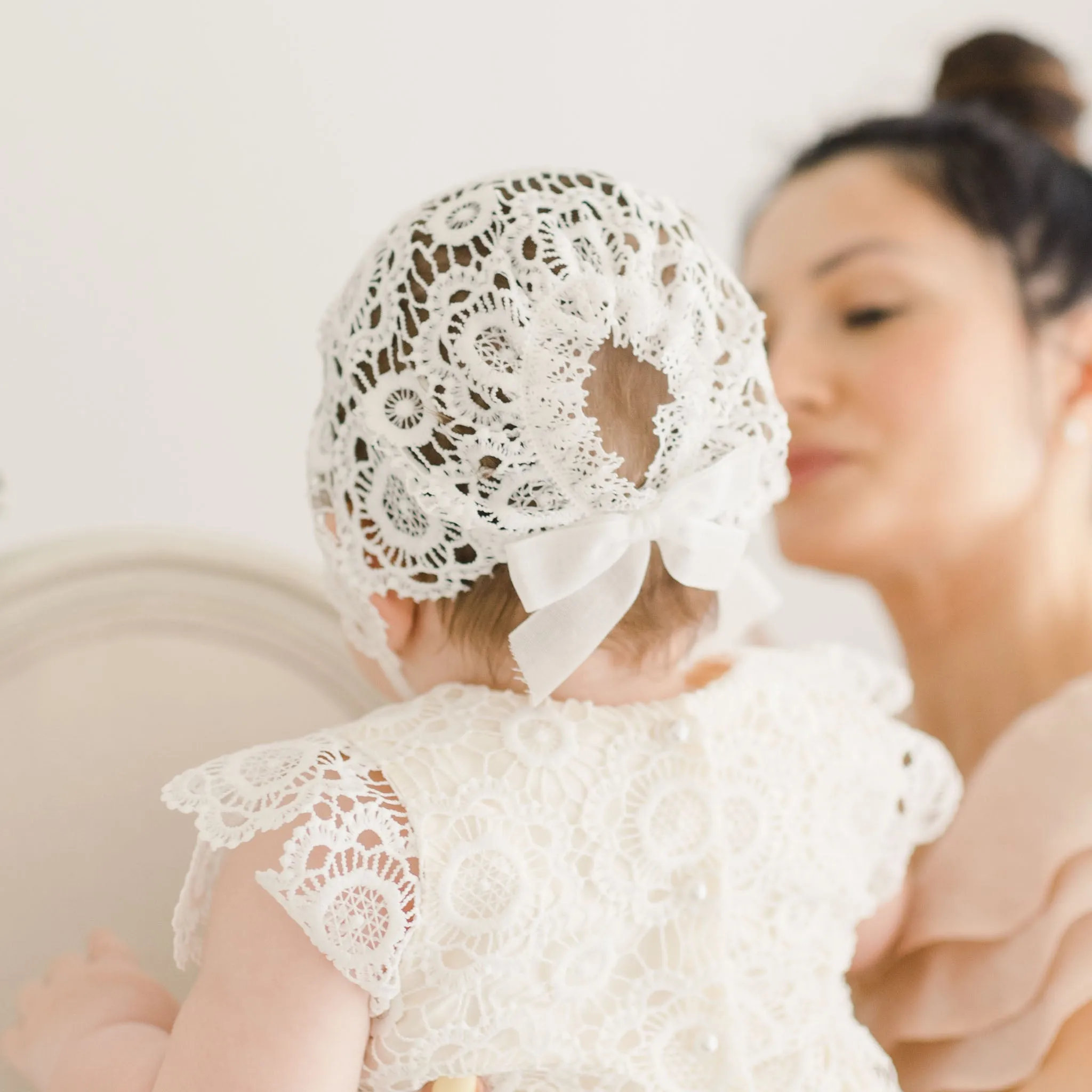 Poppy Christening Gown & Bonnet