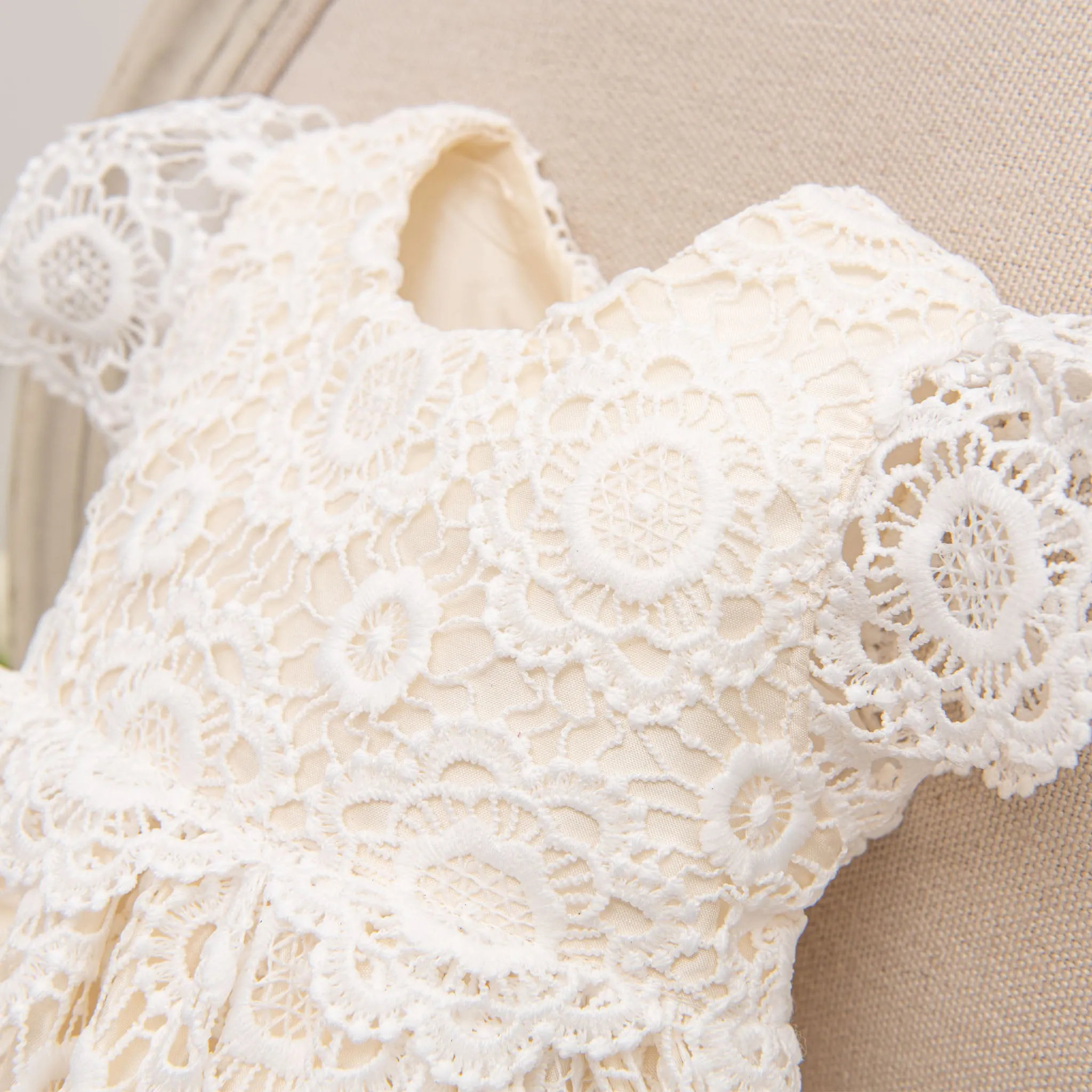 Poppy Christening Gown & Bonnet