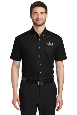 Port Authority Twill Shirt, Black [Allied Residential]