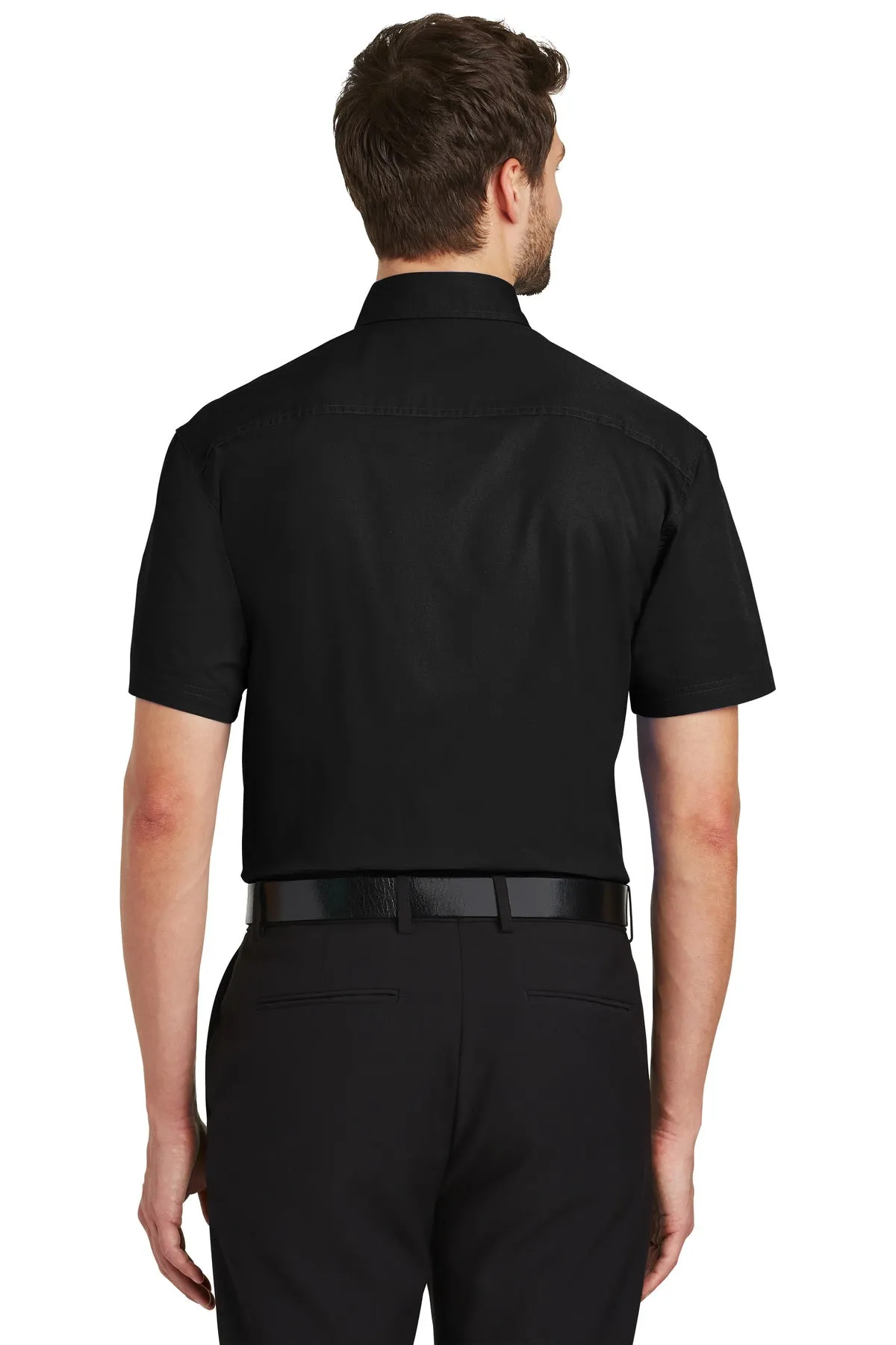 Port Authority Twill Shirt, Black [Allied Residential]