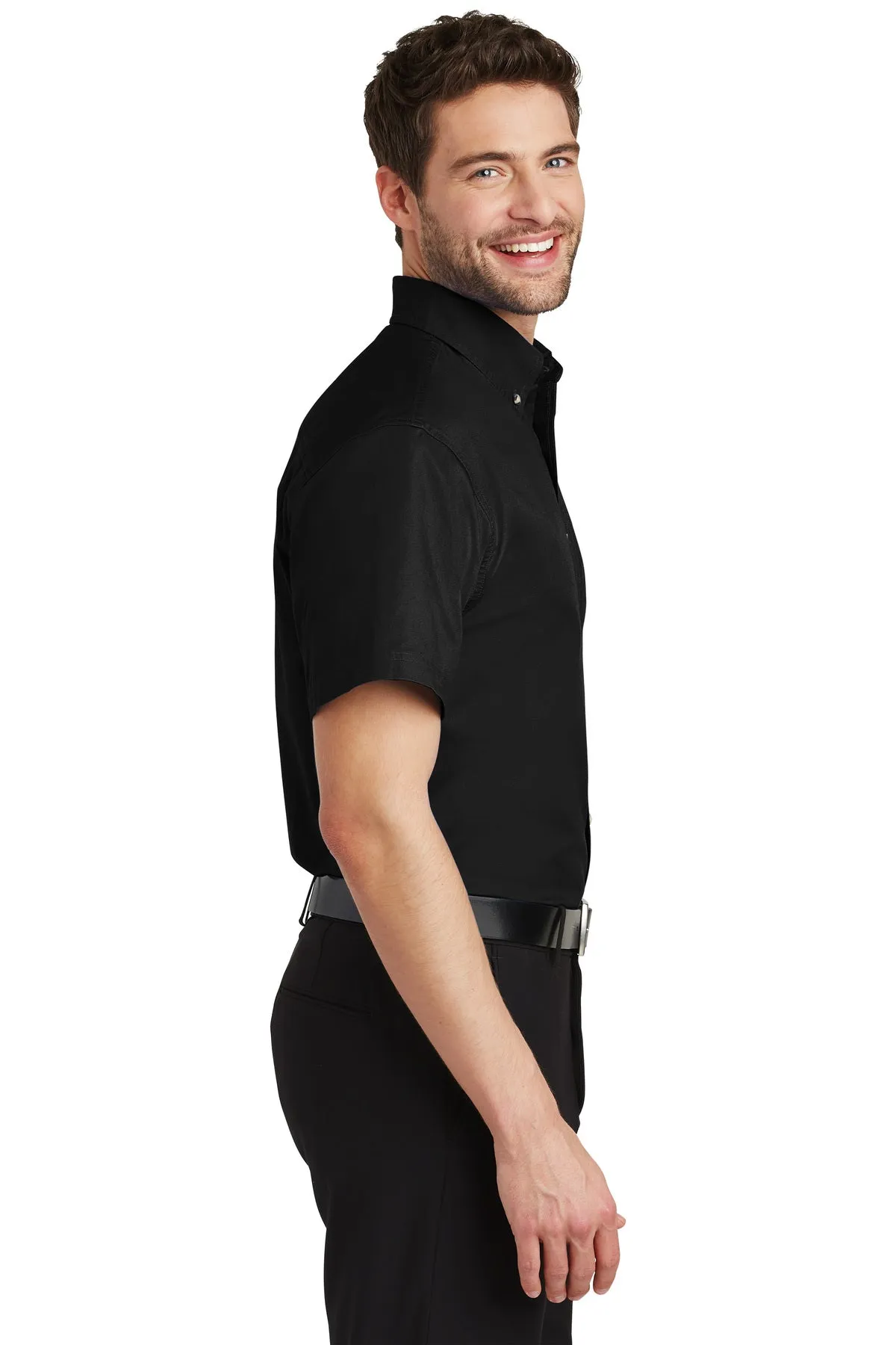 Port Authority Twill Shirt, Black [Allied Residential]
