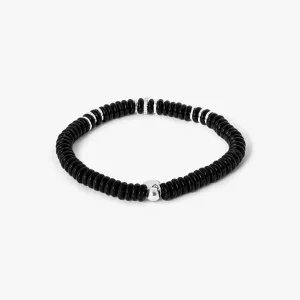 Positano Beaded Bracelet - Black Agate