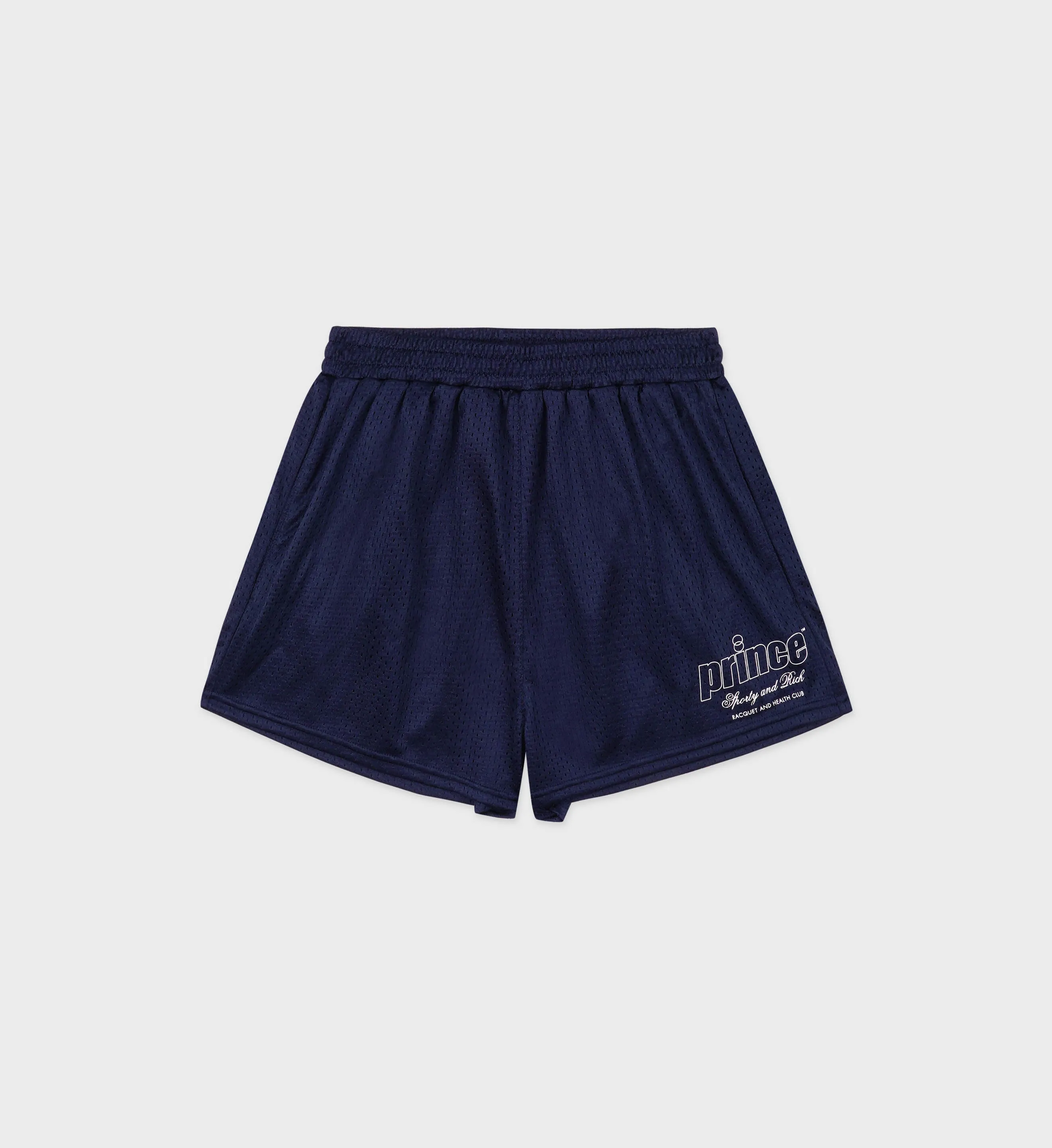 Prince Health Mesh Disco Short - Navy/White