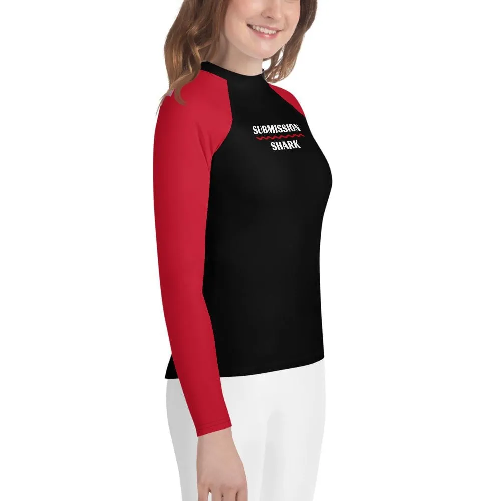 Red SS Premium Standard ~ Youth Rash Guard