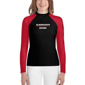 Red SS Premium Standard ~ Youth Rash Guard