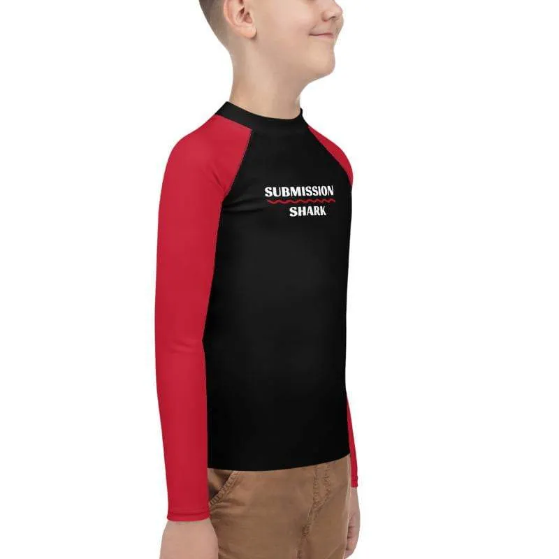 Red SS Premium Standard ~ Youth Rash Guard
