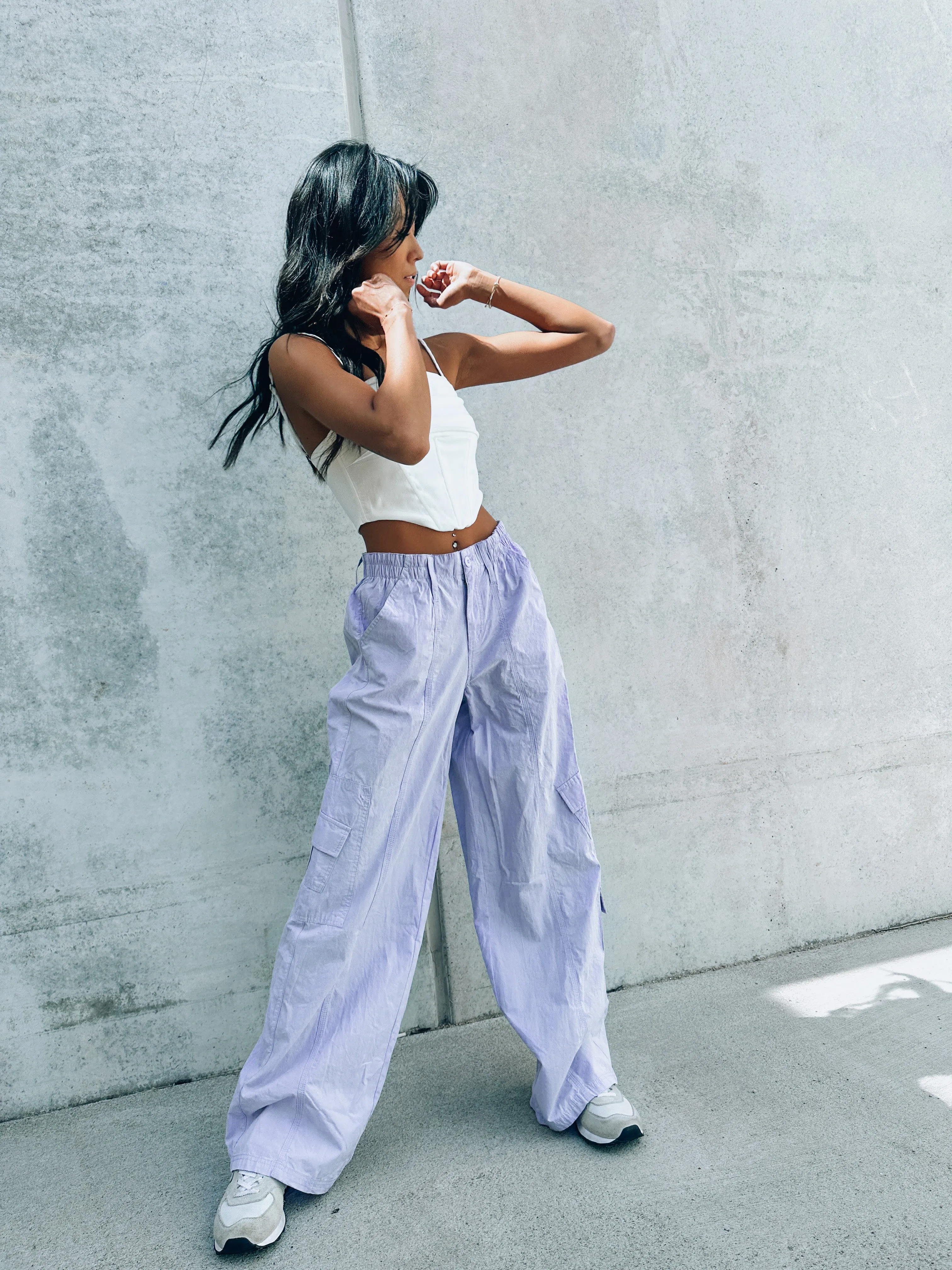RESTOCKED :Lavender Cargo Pants