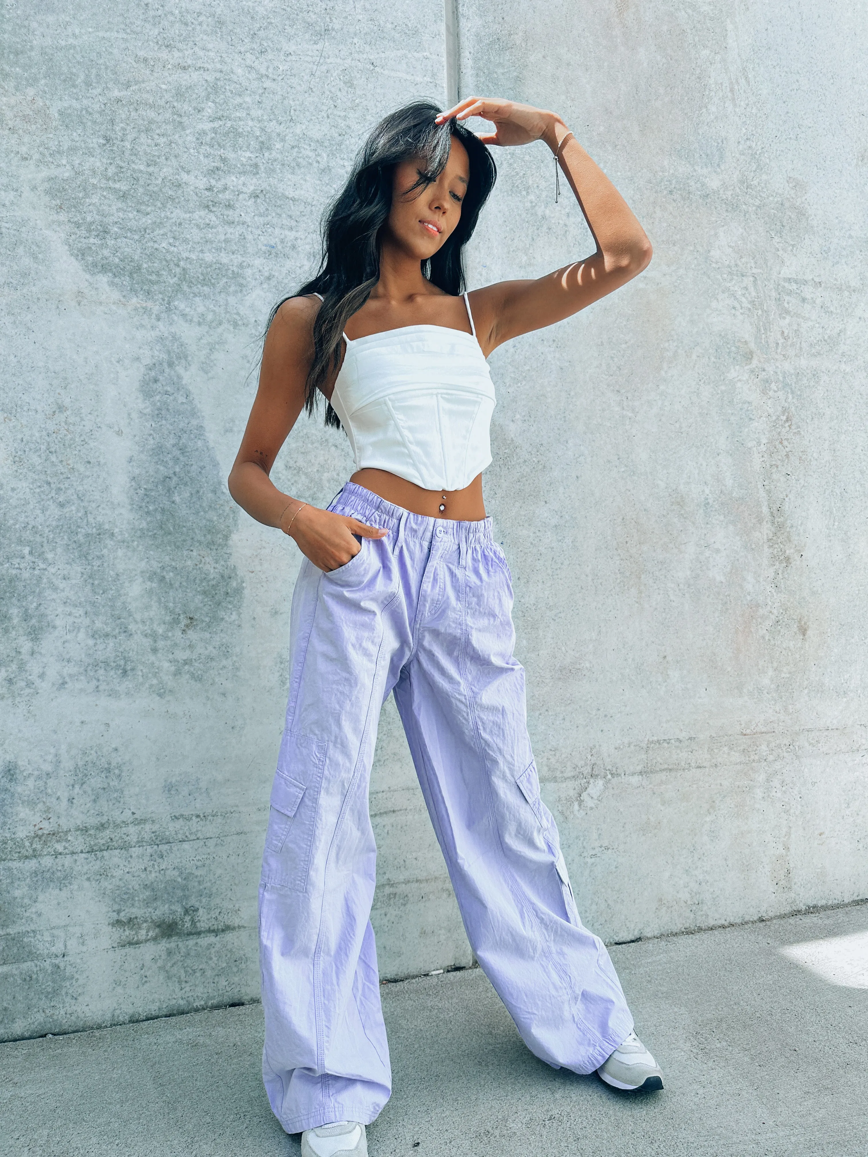 RESTOCKED :Lavender Cargo Pants