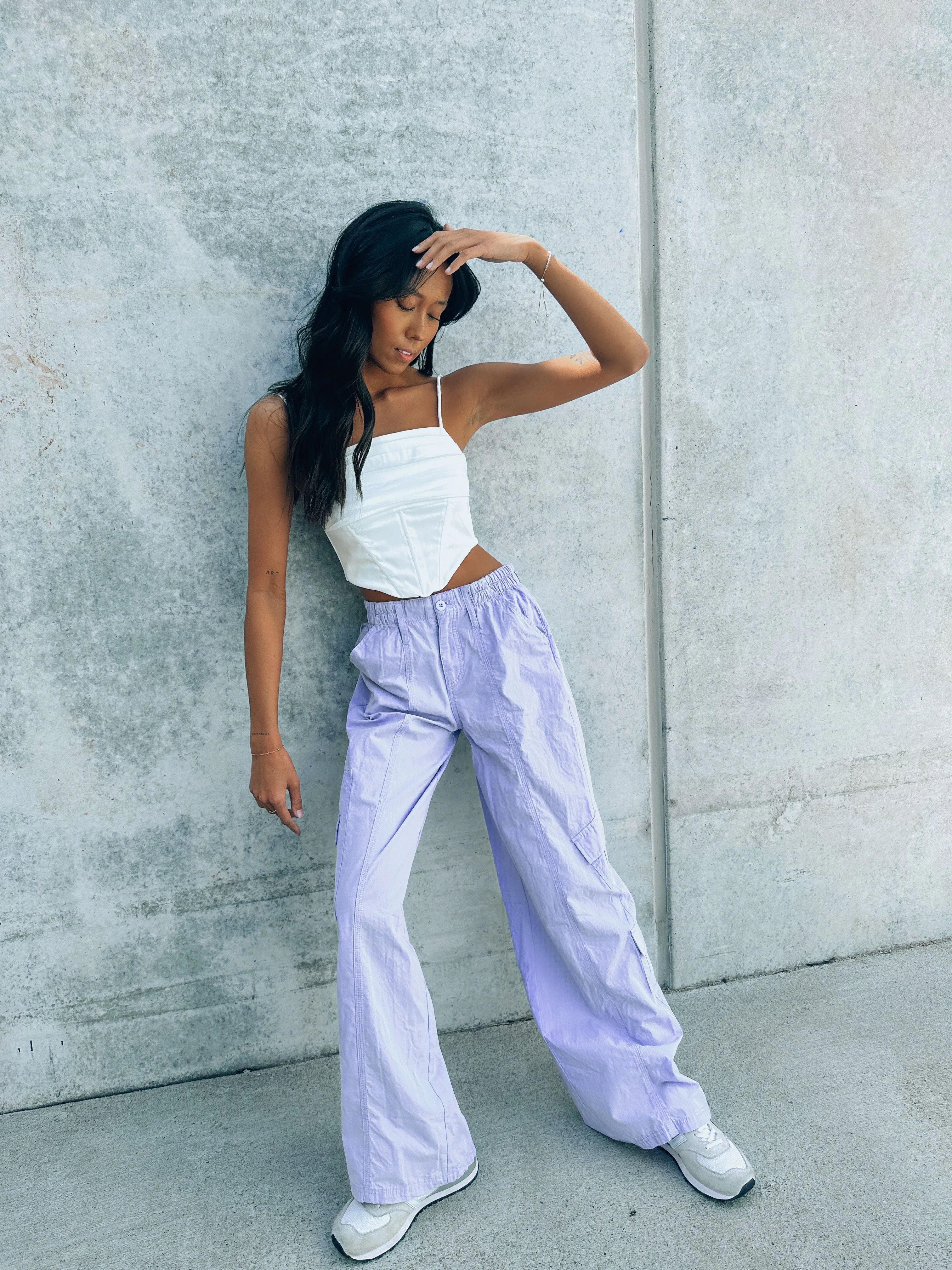 RESTOCKED :Lavender Cargo Pants