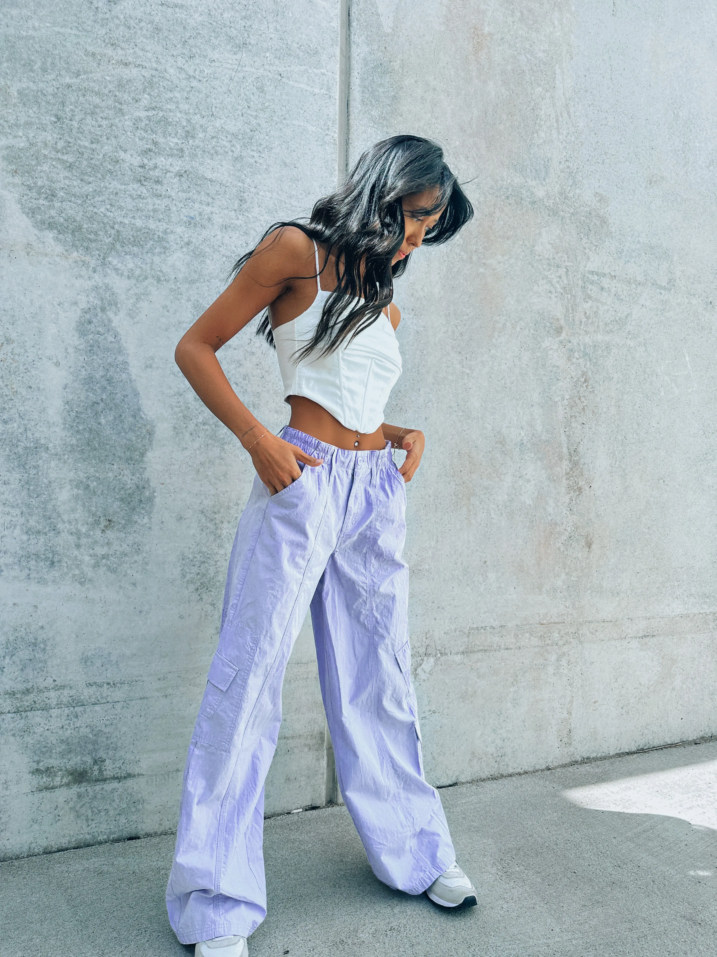 RESTOCKED :Lavender Cargo Pants