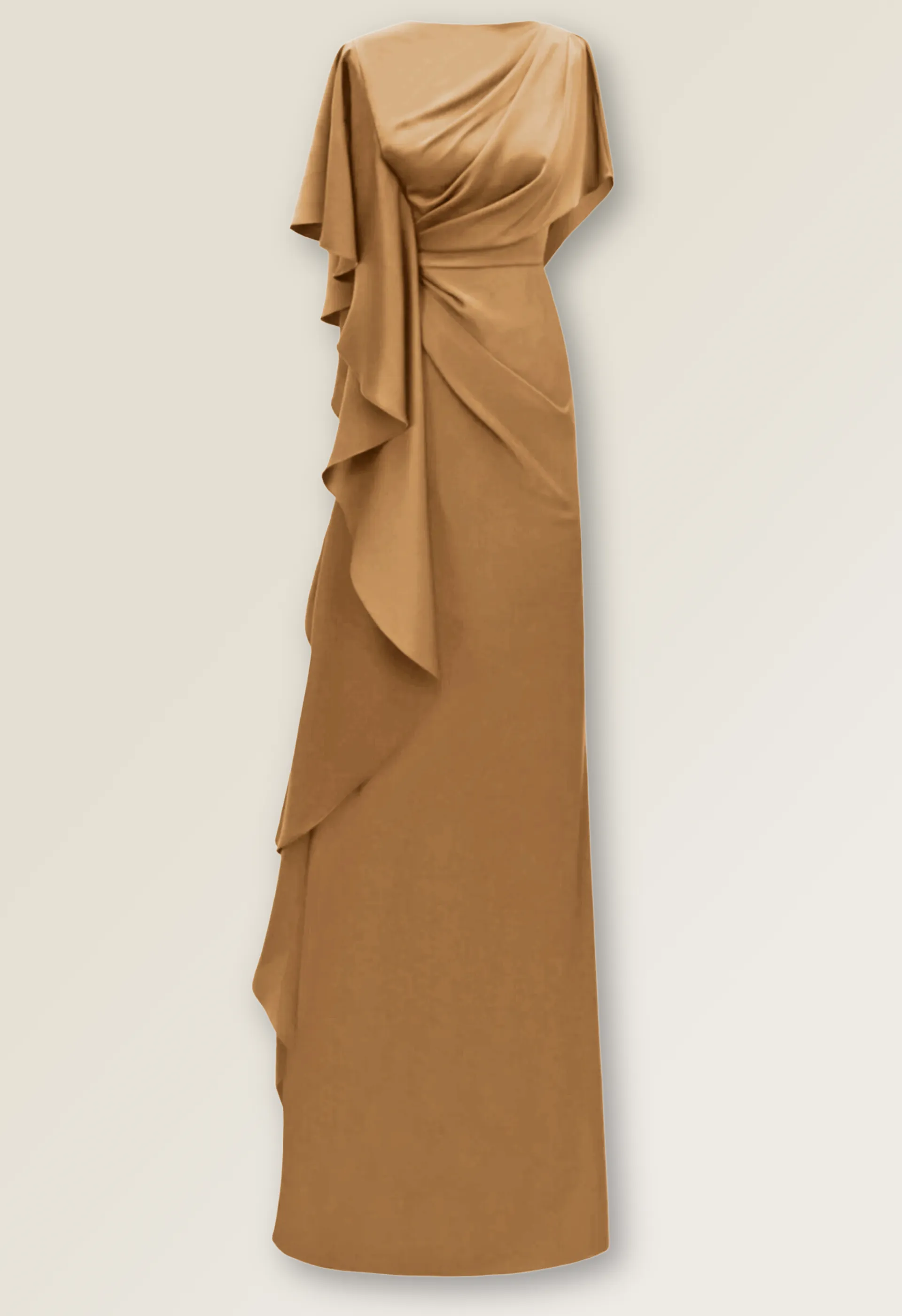 Ruffled Draped Dress