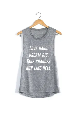 Run Like Hell Muscle Tank