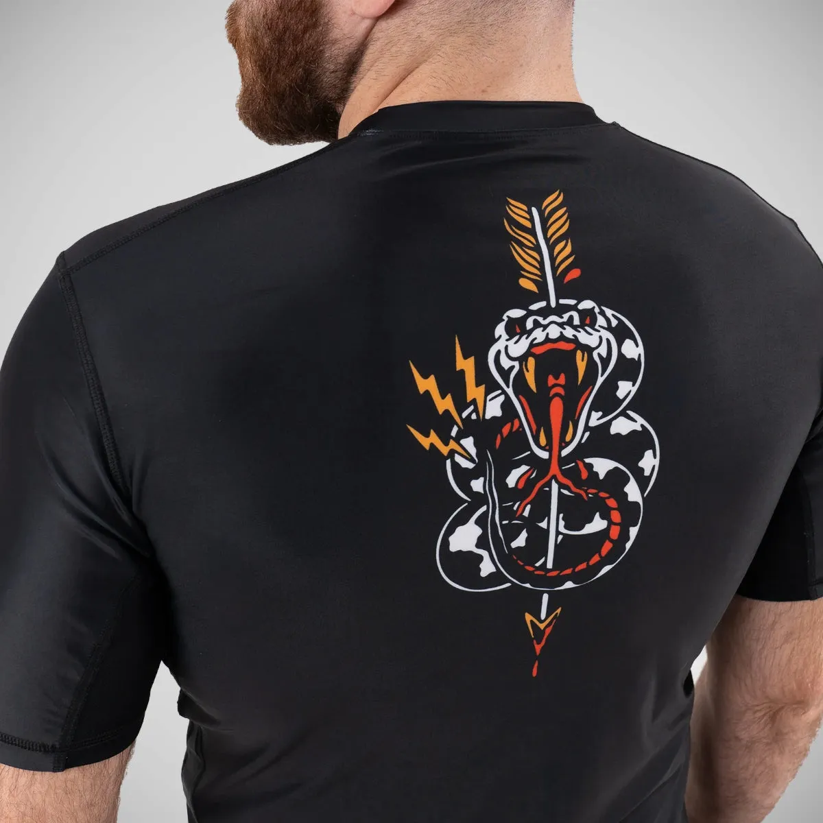 Scramble or Dead Rash Guard Black/Orange