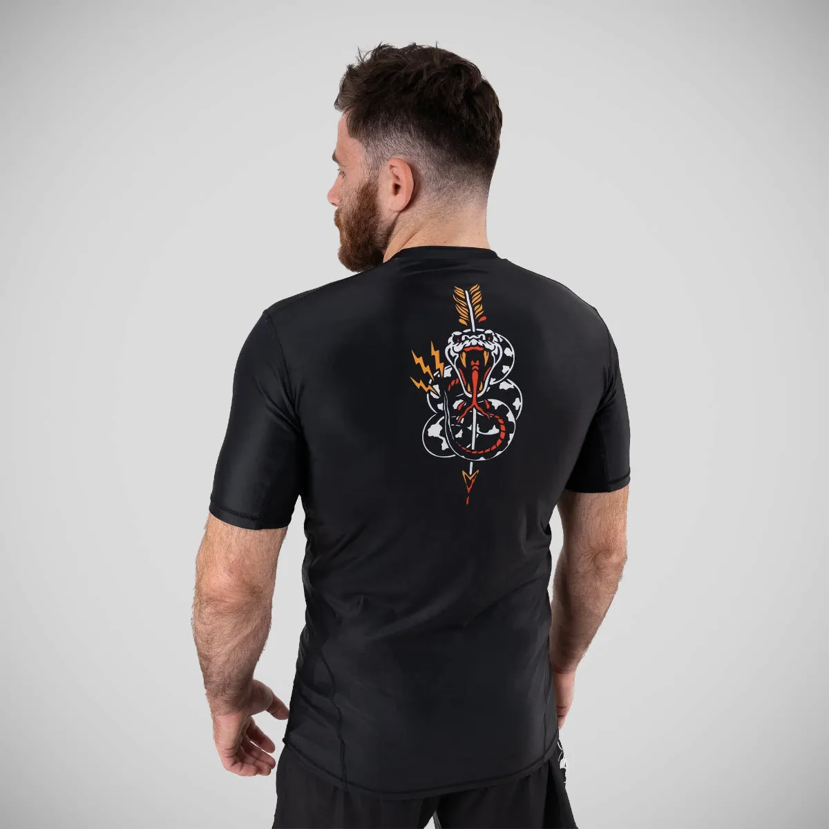 Scramble or Dead Rash Guard Black/Orange