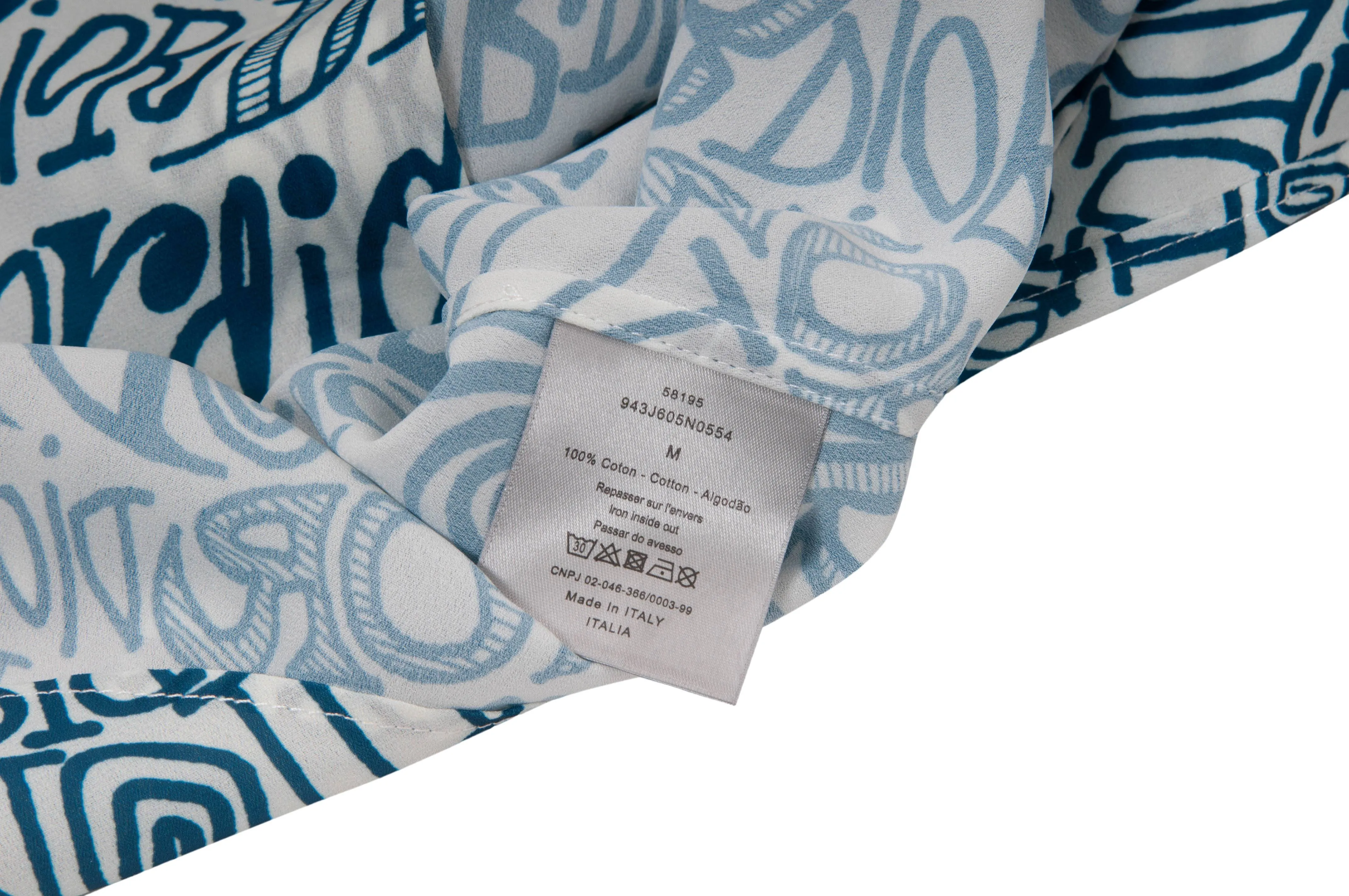 SHAWN X DIOR All Over Print Button Down