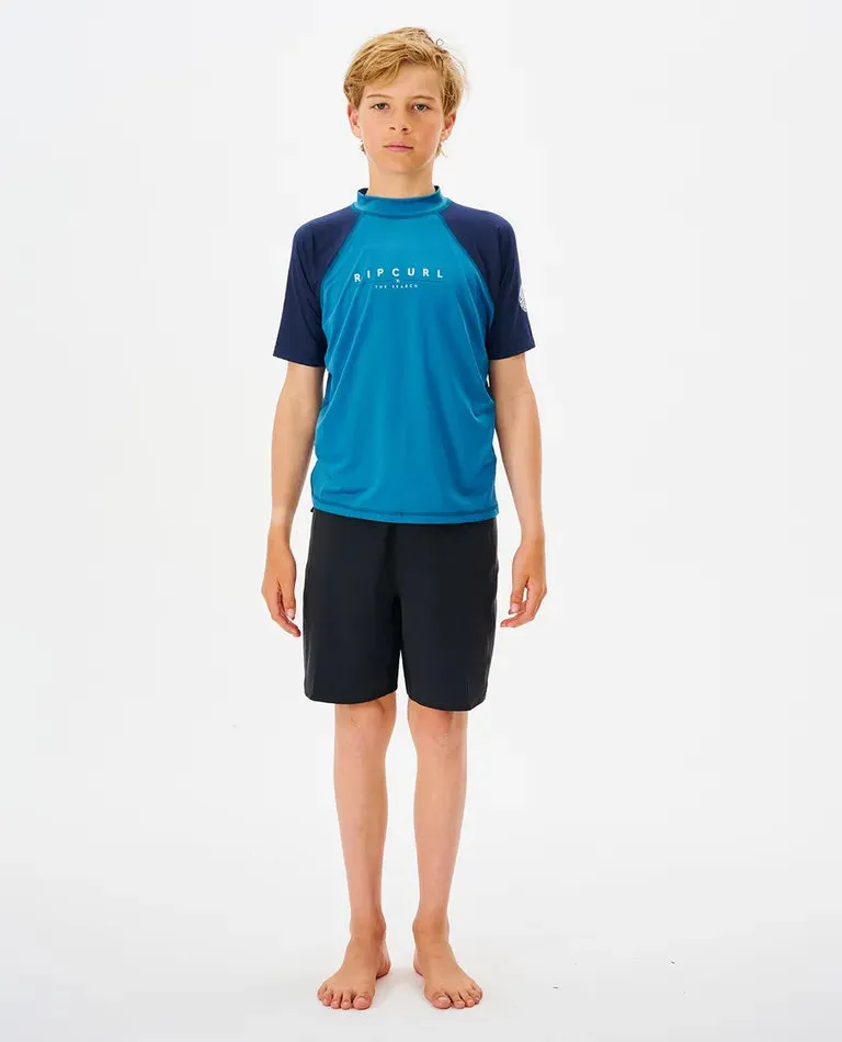 Shockwaves S/S UPF Rash Vest (8-16 years)